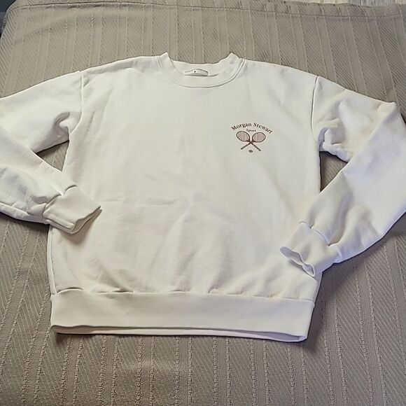 Morgan Stewart Sport Crew Neck Sweatshirt XS D0002 - Picture 2 of 6